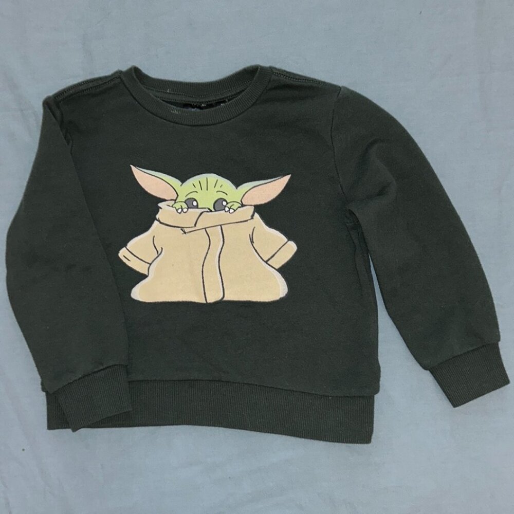 Baby Yoda Sweater 3T